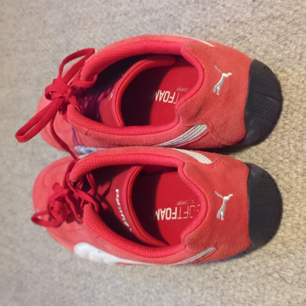 Puma SpeedCat LS Red White Men’s Motorsport Shoes Rare 380173-04 Size 13 - Picture 6 of 8